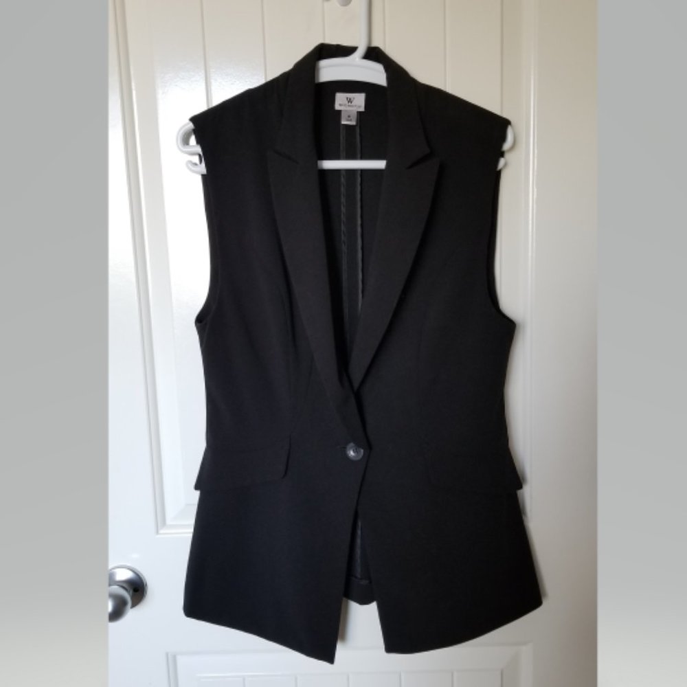 NWOT Worthington Fitted Women Sleeveless Waistcoat